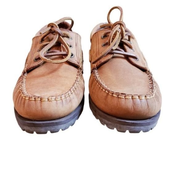 Maine Woods Womens Size 8 M Brown Leather Slip On Loafer Everyday Shoes Used - Picture 5 of 12